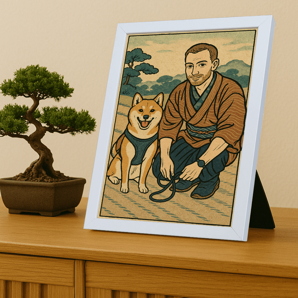 Ritratto personalizzato stile Japan | Incorniciamoci