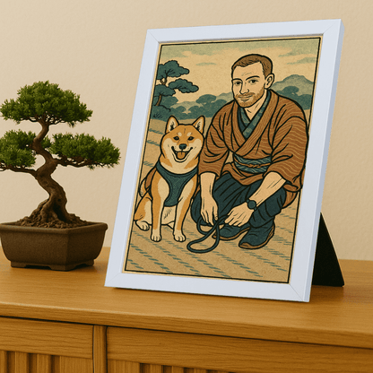 Ritratto personalizzato stile Japan | Incorniciamoci