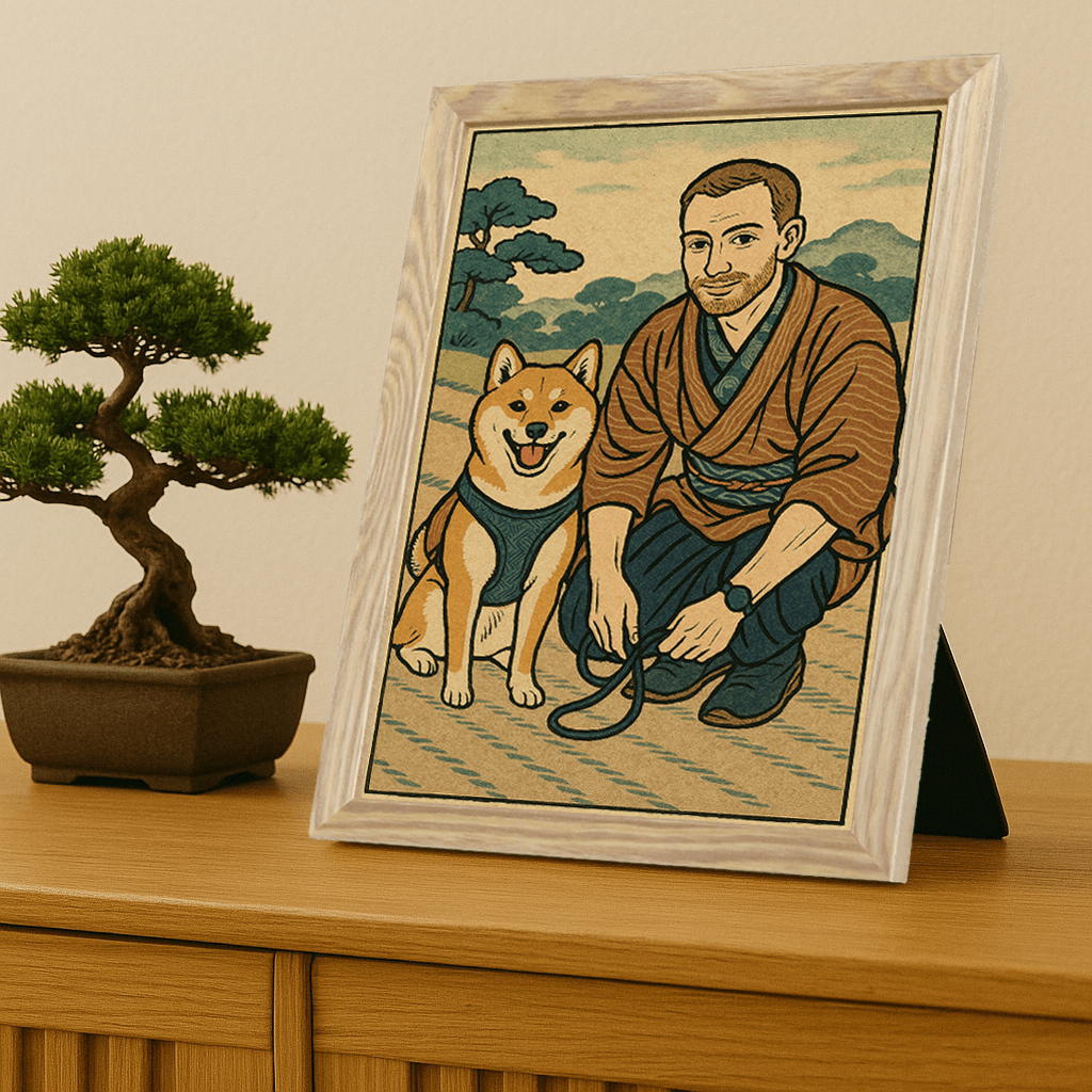 Ritratto personalizzato stile Japan | Incorniciamoci