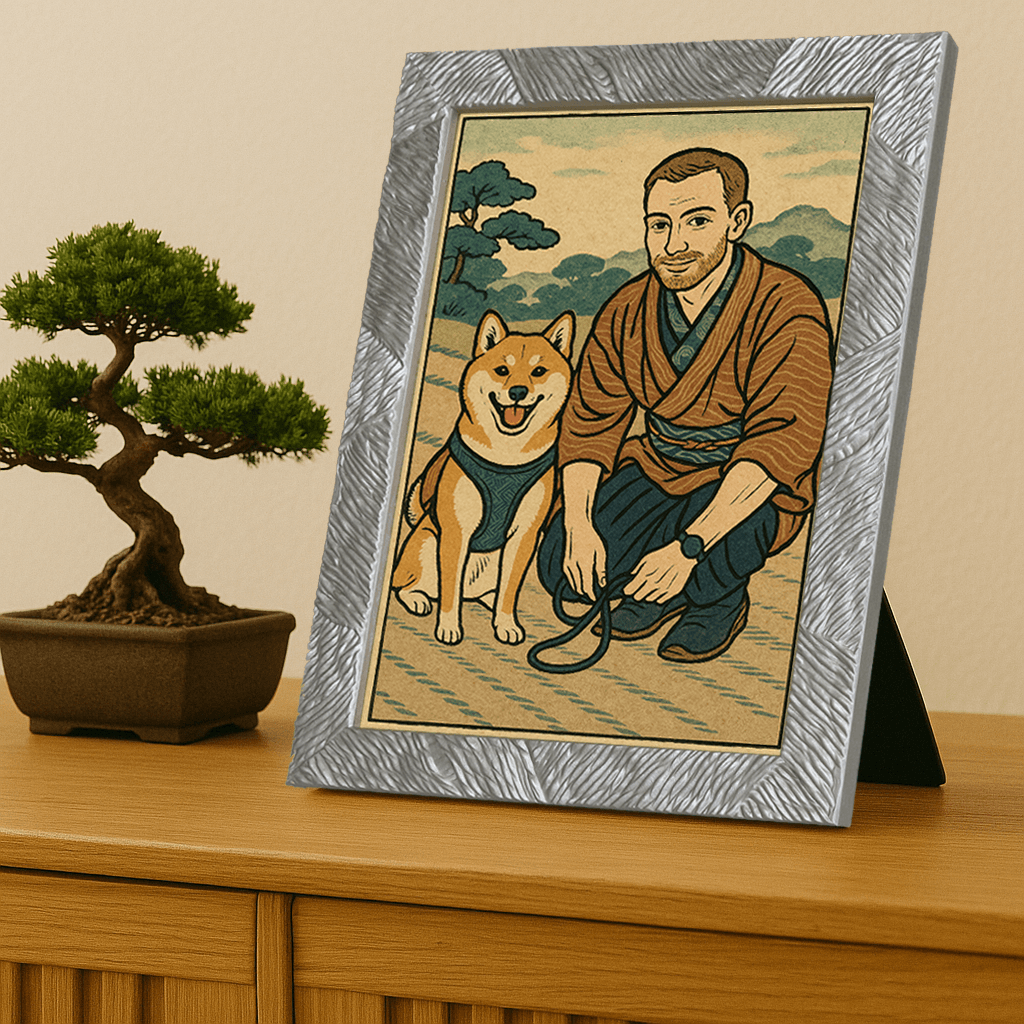 Ritratto personalizzato stile Japan | Incorniciamoci