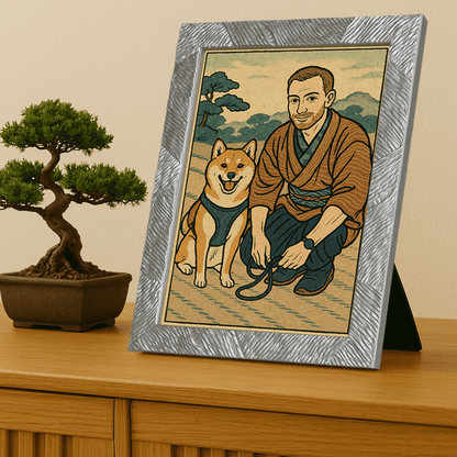 Ritratto personalizzato stile Japan | Incorniciamoci