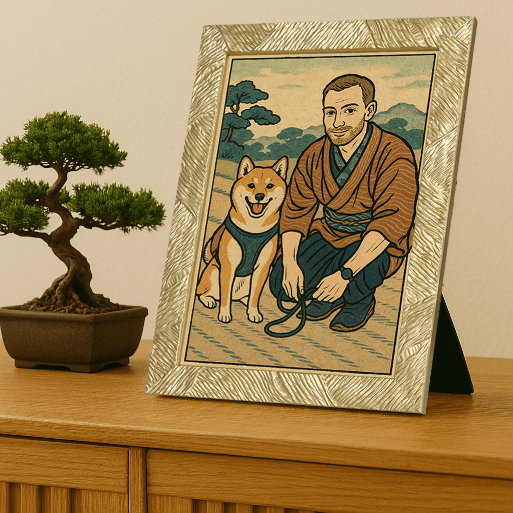 Ritratto personalizzato stile Japan | Incorniciamoci