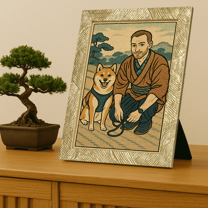 Ritratto personalizzato stile Japan | Incorniciamoci