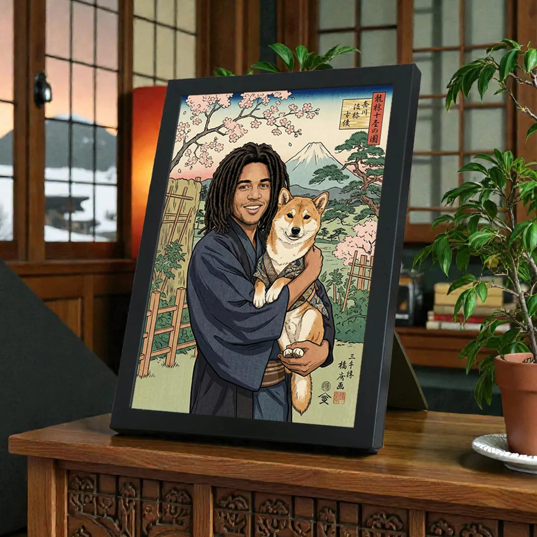 Ritratto personalizzato stile Japan | Incorniciamoci