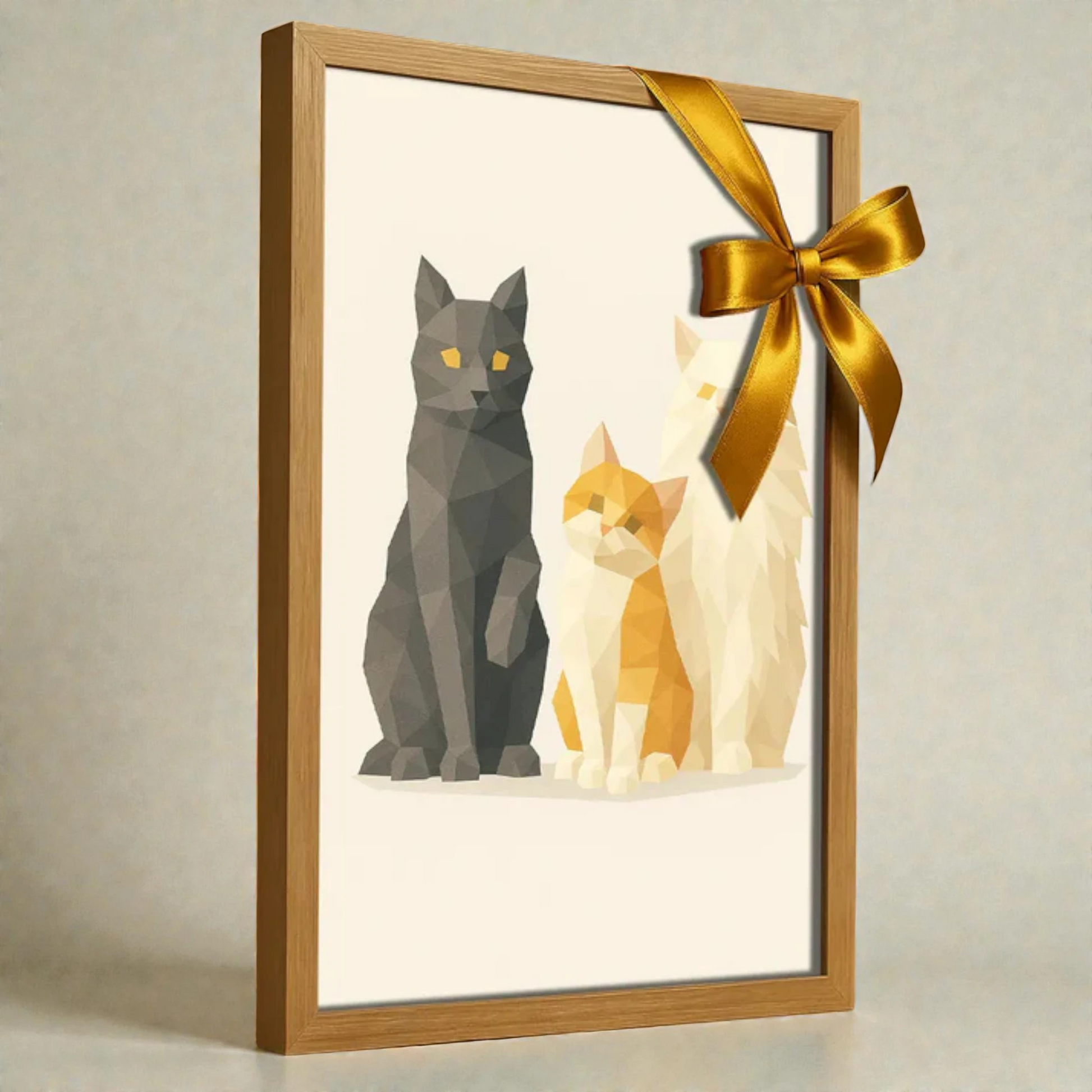 Ritratto personalizzato stile Low Poly | Incorniciamoci