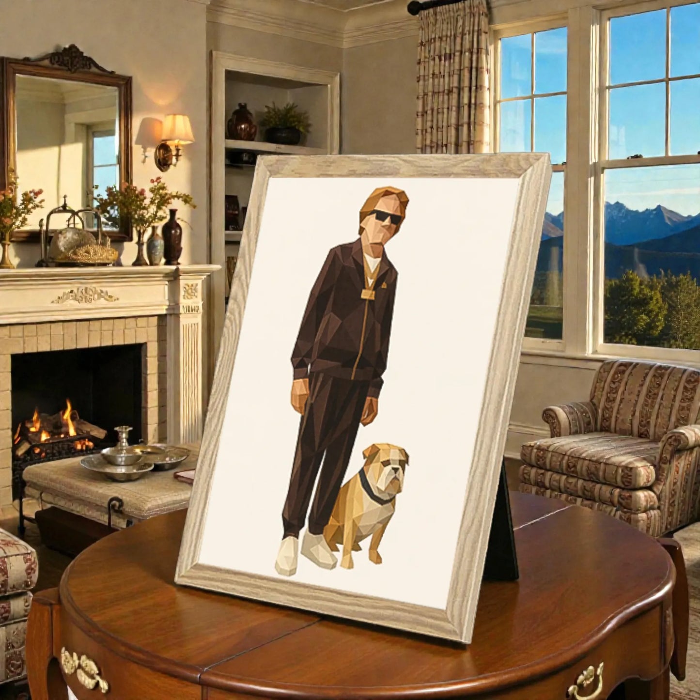 Ritratto personalizzato stile Low Poly | Incorniciamoci