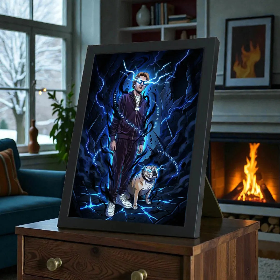 Ritratto personalizzato stile Manga Boss | Incorniciamoci