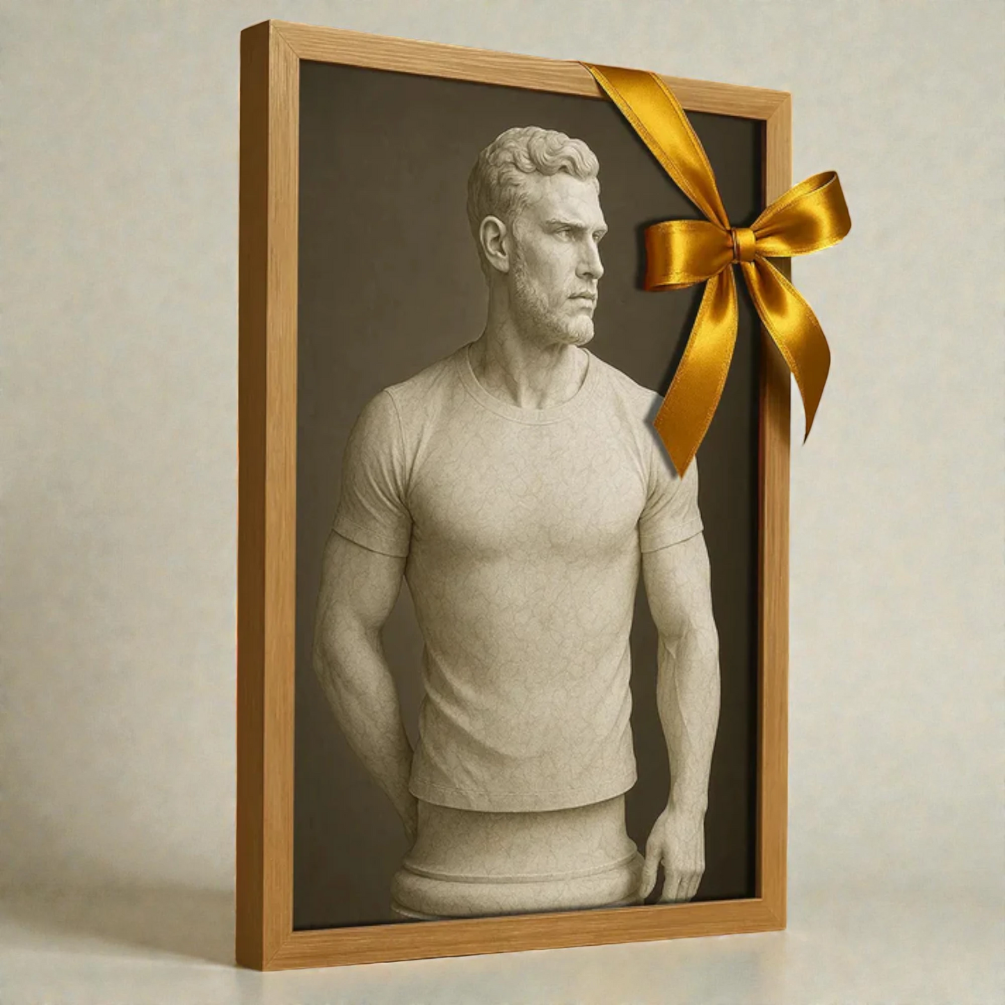 Ritratto personalizzato stile Statua di Marmo | Incorniciamoci