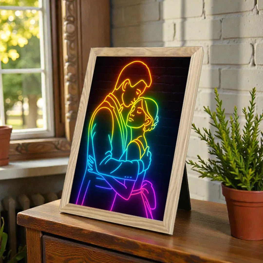 Ritratto personalizzato stile Neon | Incorniciamoci