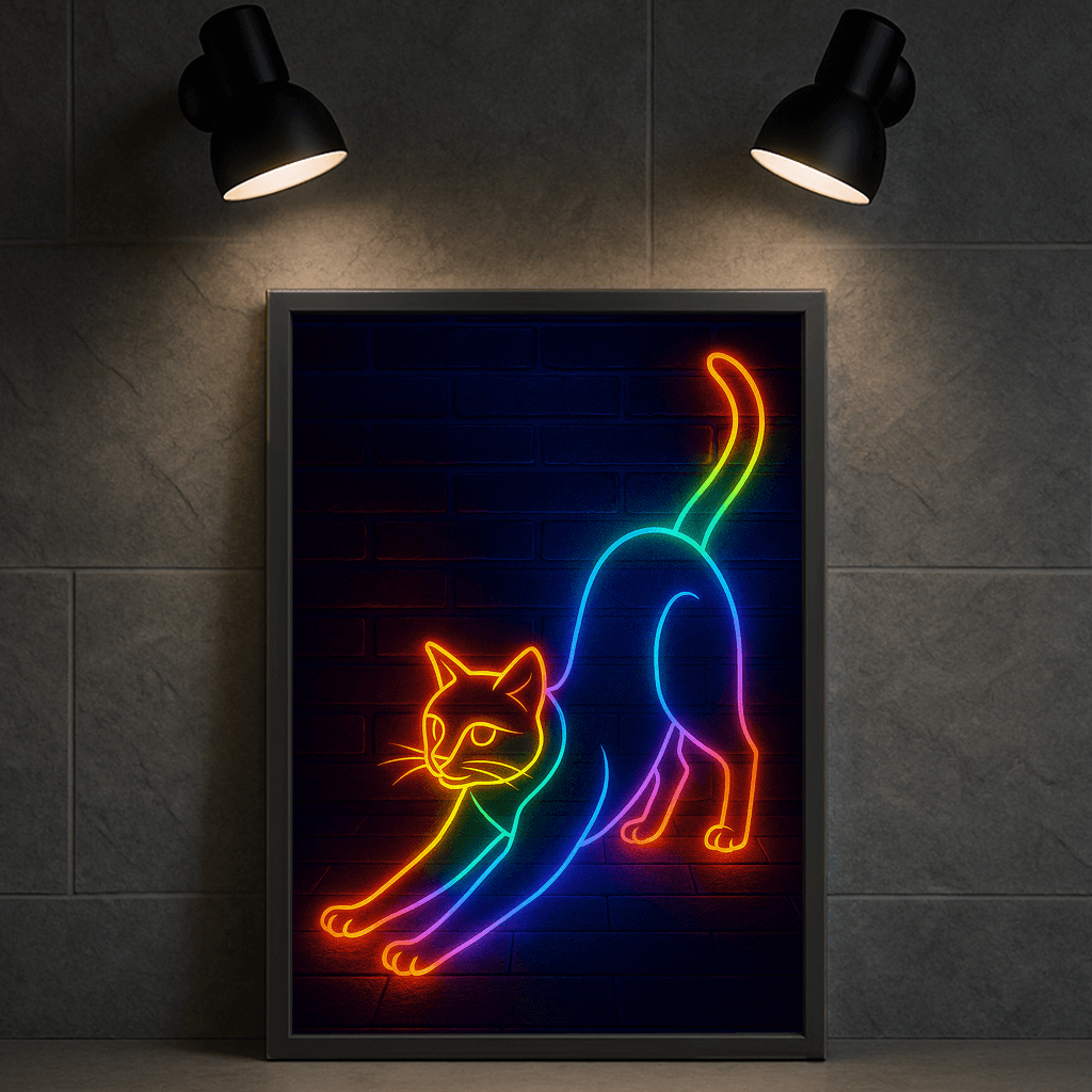 Ritratto personalizzato stile Neon | Incorniciamoci