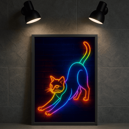 Ritratto personalizzato stile Neon | Incorniciamoci