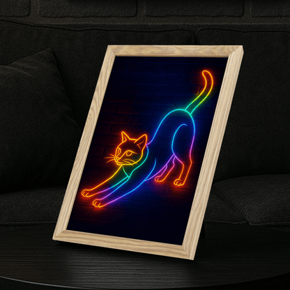 Ritratto personalizzato stile Neon | Incorniciamoci