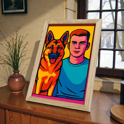 Ritratto personalizzato stile Pop Art | Incorniciamoci