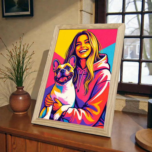 Ritratto personalizzato stile Pop Art | Incorniciamoci