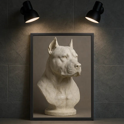 Ritratto personalizzato stile Statua di Marmo | Incorniciamoci