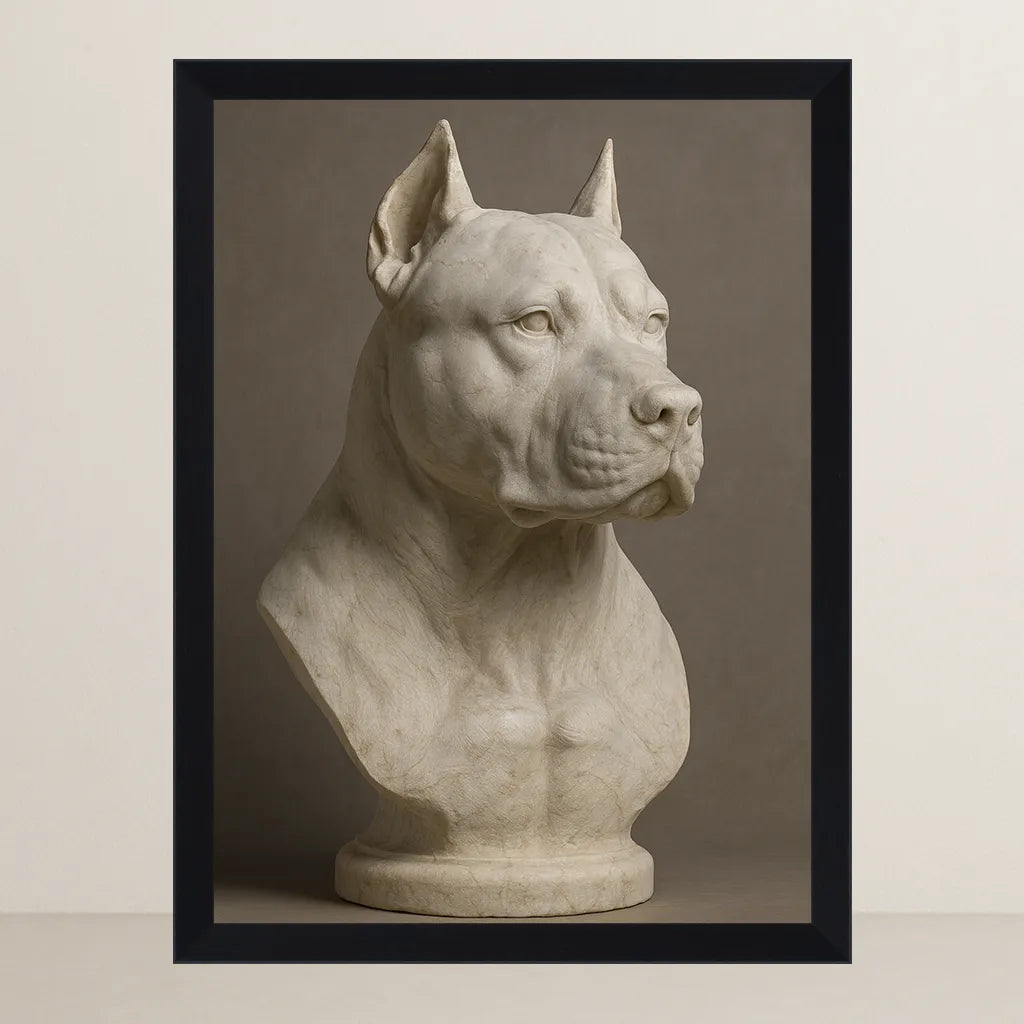 Ritratto personalizzato stile Statua di Marmo | Incorniciamoci