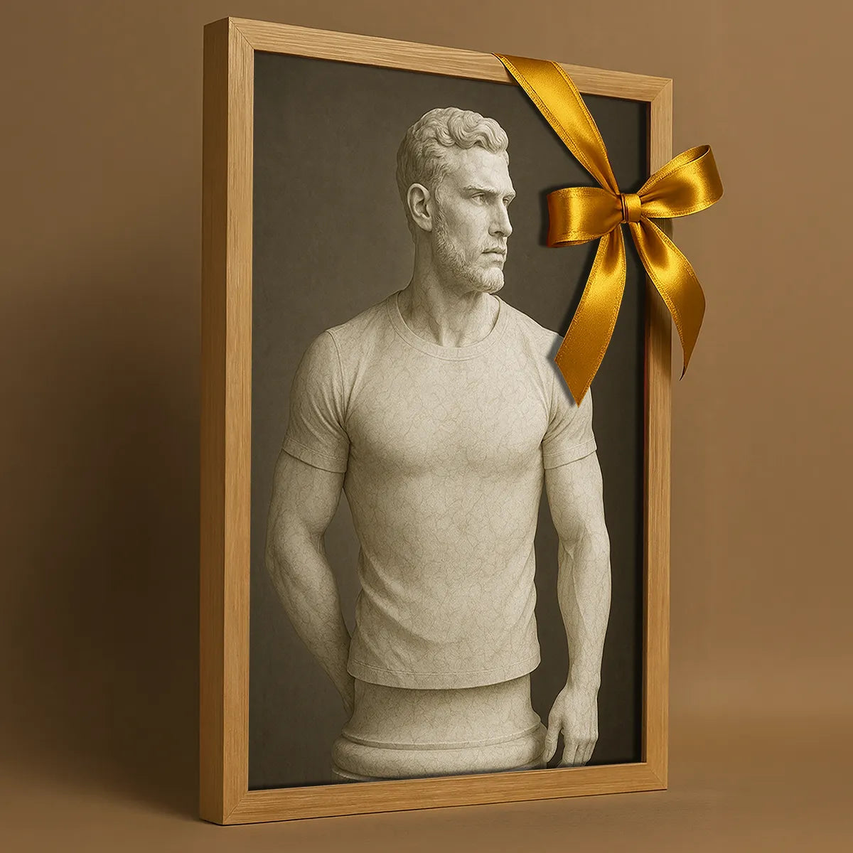 Ritratto personalizzato stile Statua di Marmo | Incorniciamoci