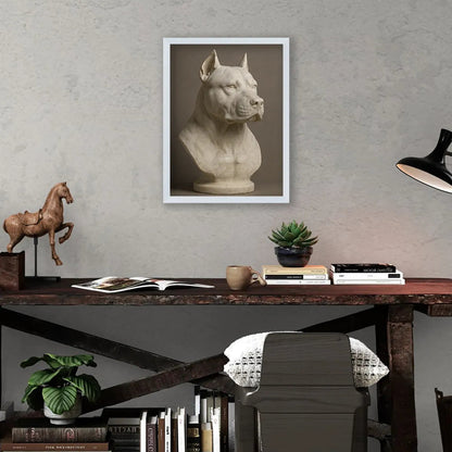 Ritratto personalizzato stile Statua di Marmo | Incorniciamoci