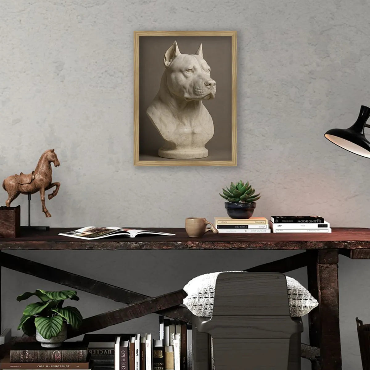 Ritratto personalizzato stile Statua di Marmo | Incorniciamoci