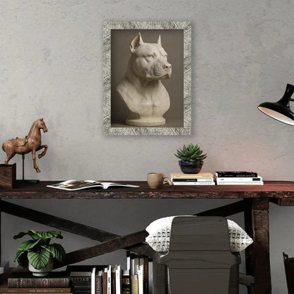 Ritratto personalizzato stile Statua di Marmo | Incorniciamoci