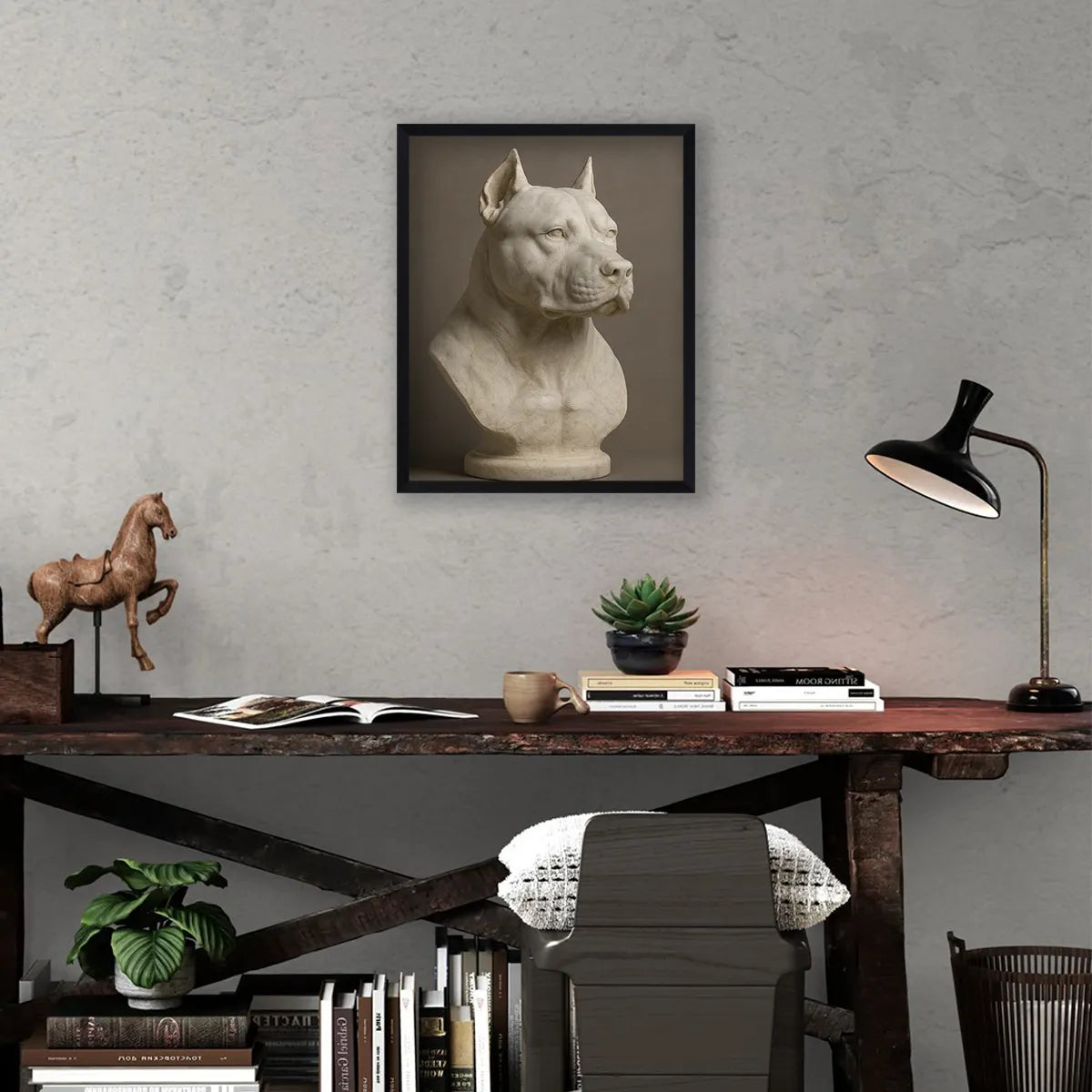 Ritratto personalizzato stile Statua di Marmo | Incorniciamoci