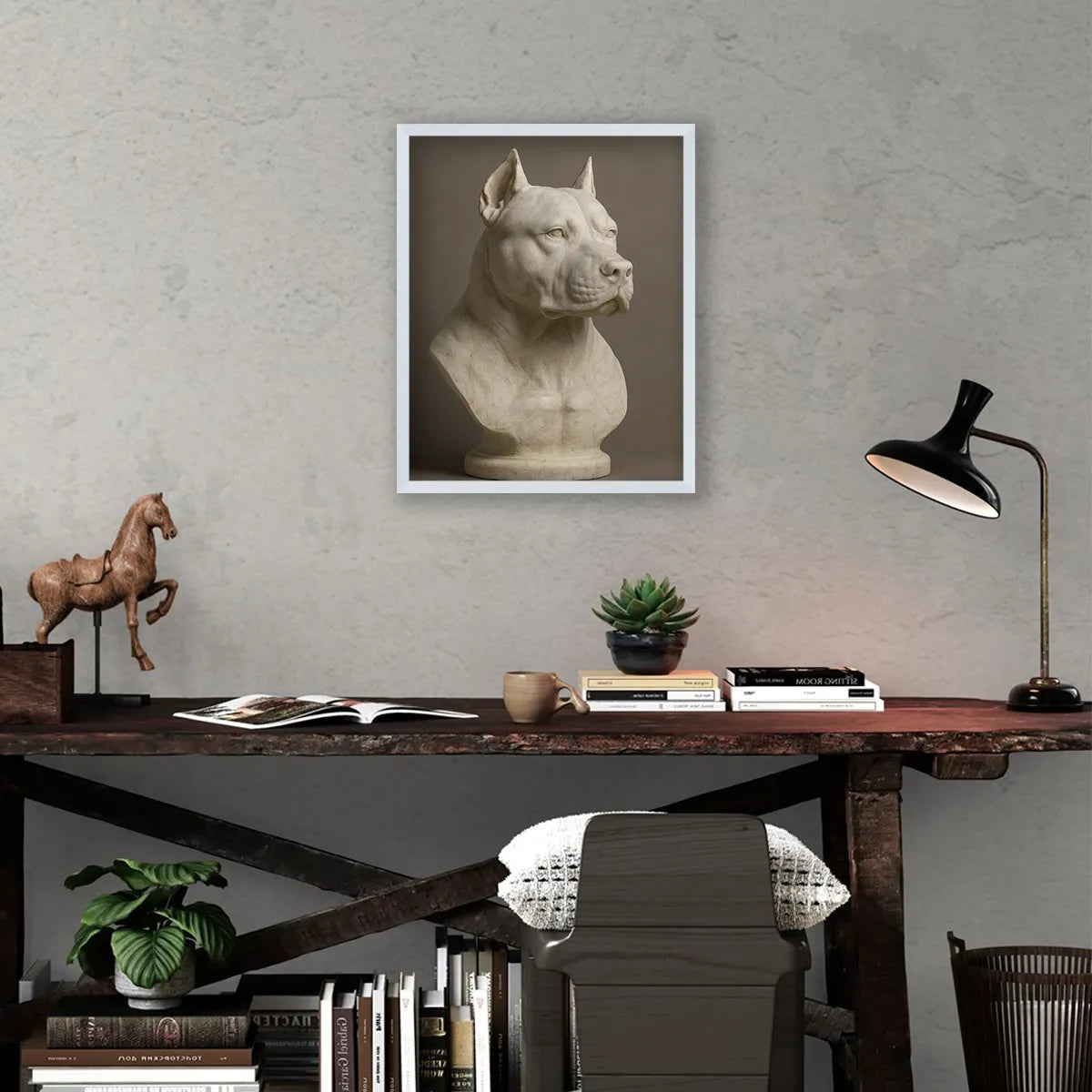 Ritratto personalizzato stile Statua di Marmo | Incorniciamoci