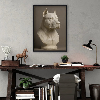 Ritratto personalizzato stile Statua di Marmo | Incorniciamoci