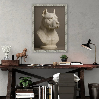 Ritratto personalizzato stile Statua di Marmo | Incorniciamoci