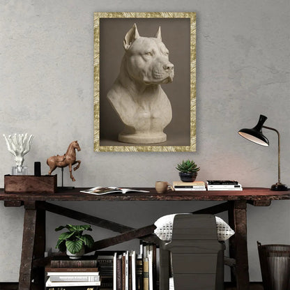 Ritratto personalizzato stile Statua di Marmo | Incorniciamoci