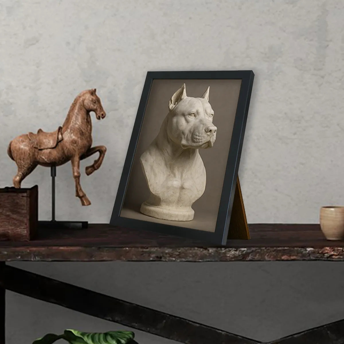 Ritratto personalizzato stile Statua di Marmo | Incorniciamoci