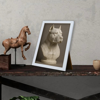 Ritratto personalizzato stile Statua di Marmo | Incorniciamoci