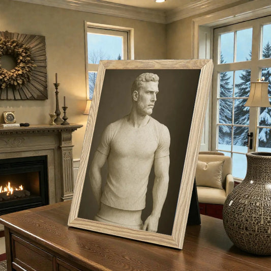 Ritratto personalizzato stile Statua di Marmo | Incorniciamoci