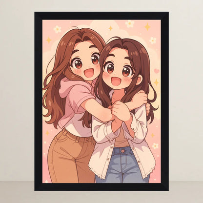 Ritratto personalizzato stile Super Dolce | Incorniciamoci