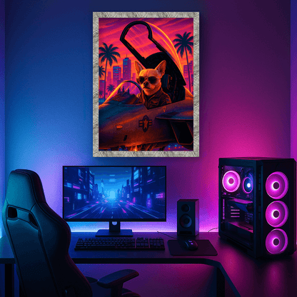 Ritratto personalizzato stile Top Gun | Incorniciamoci