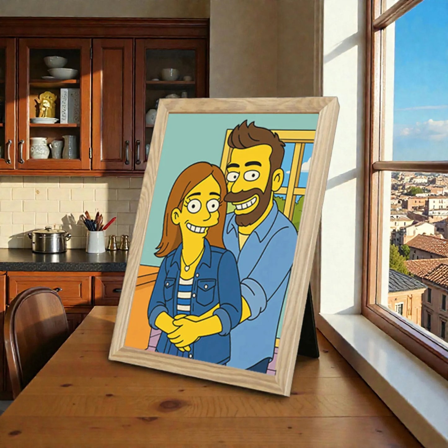 Ritratto personalizzato stile Yellow | Incorniciamoci