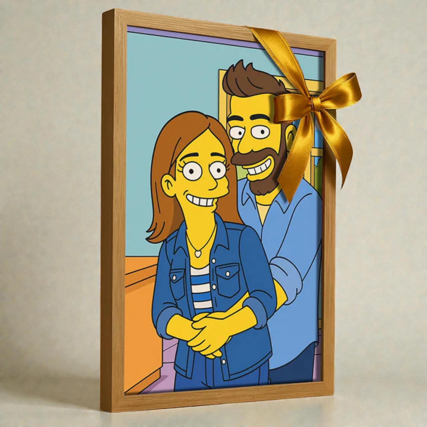 Ritratto personalizzato stile Yellow | Incorniciamoci