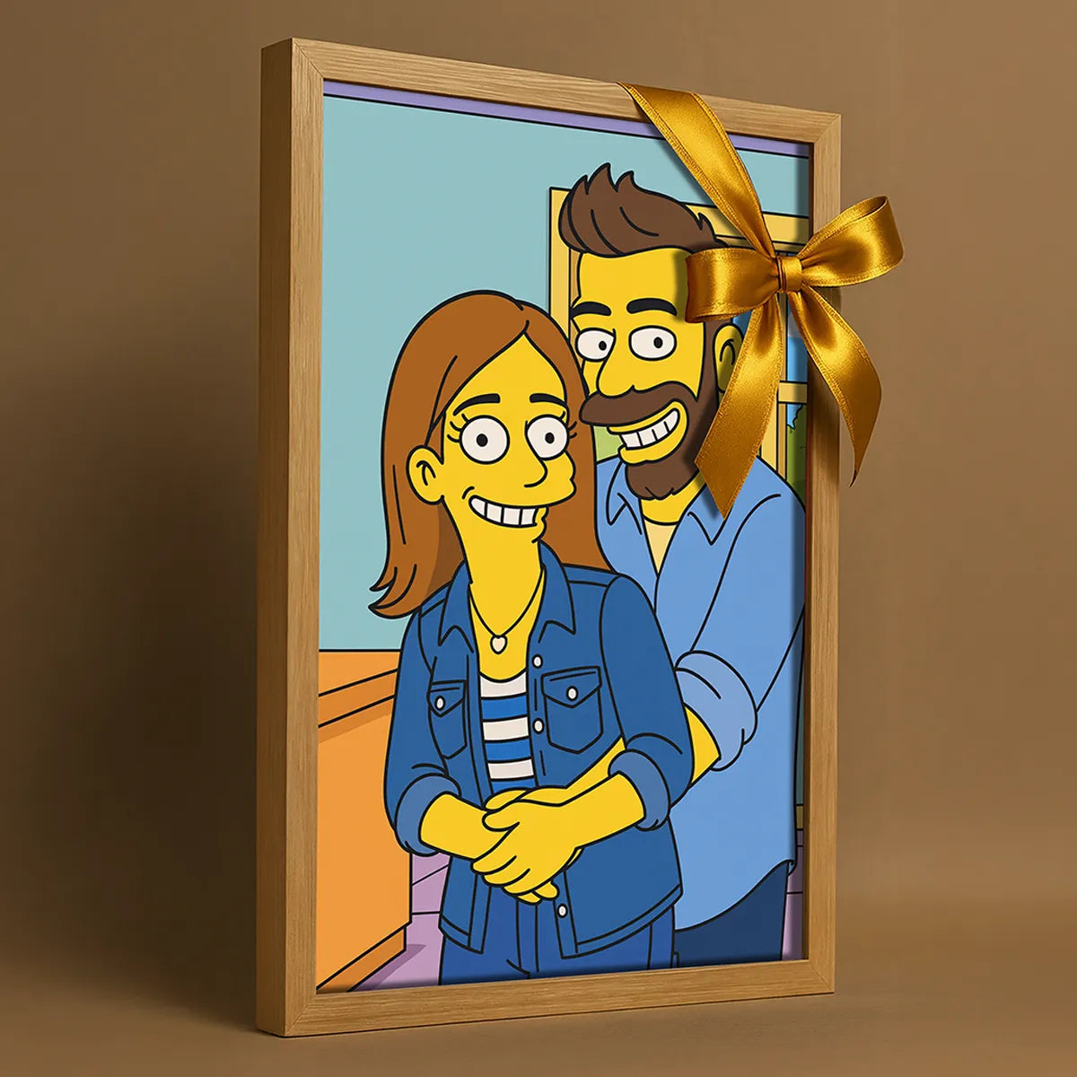 Ritratto personalizzato stile Yellow | Incorniciamoci