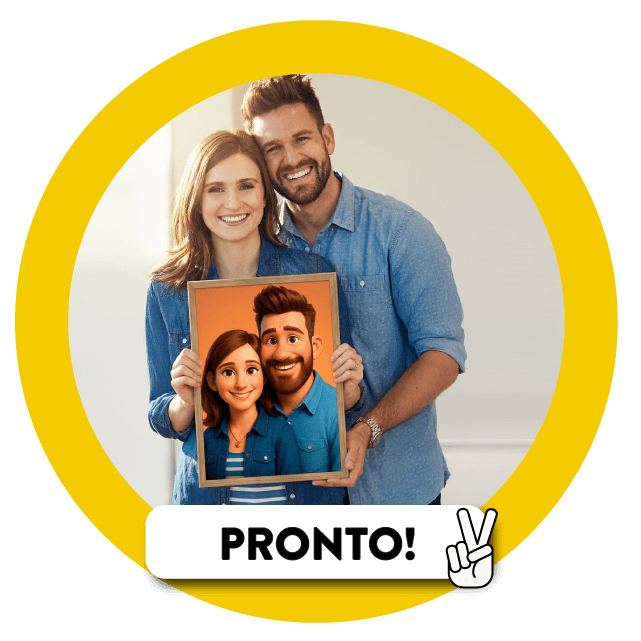 Ecco pronto il tuo ritratto personalizzato