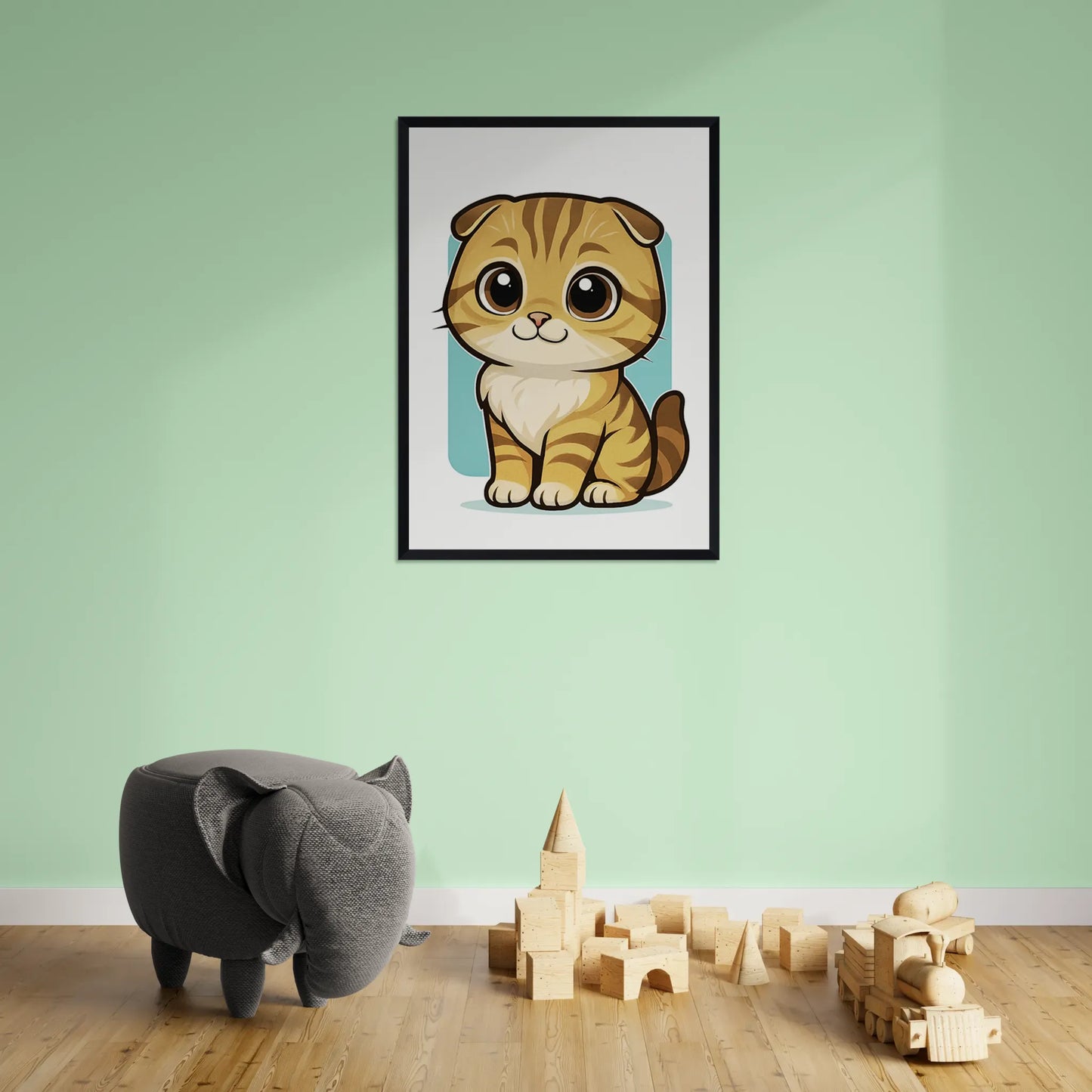 Scottish Fold in stile Chibi