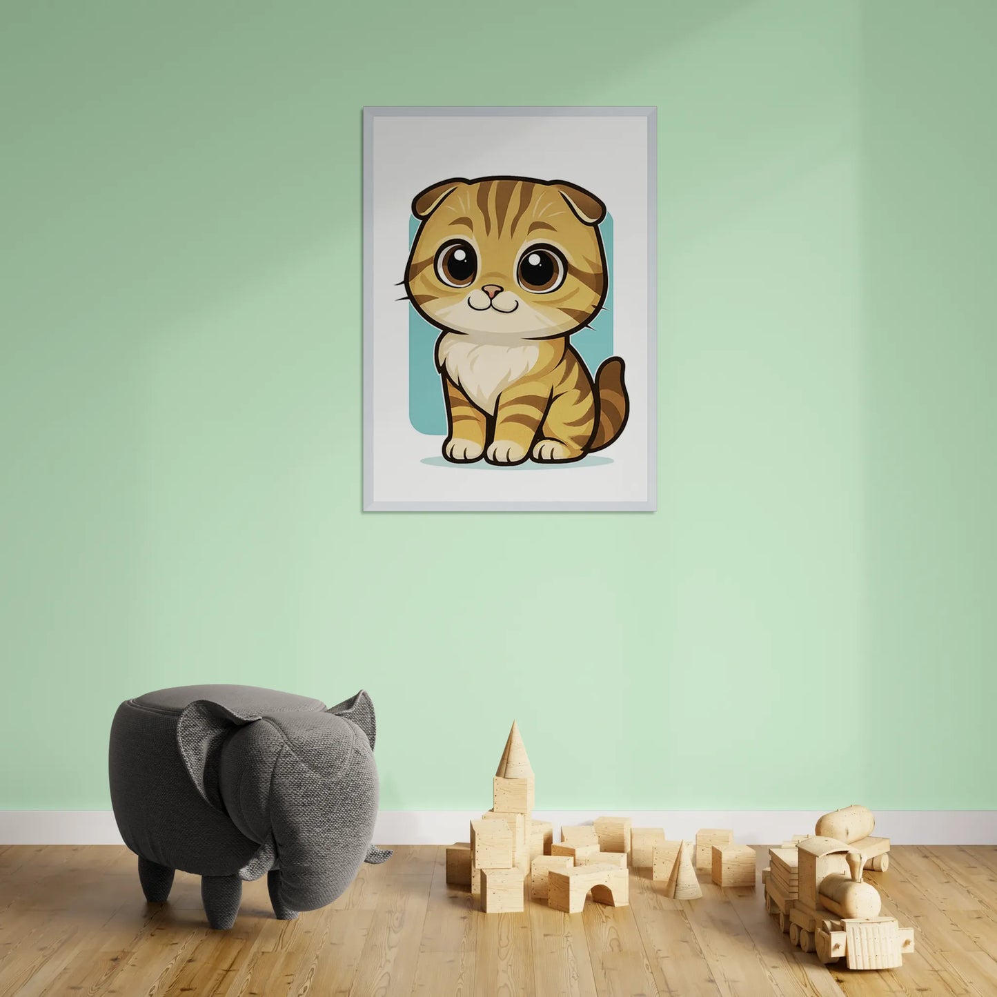 Scottish Fold in stile Chibi