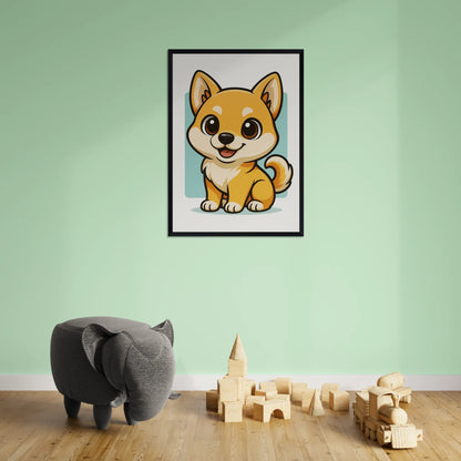 Shiba Inu in stile Chibi