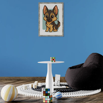 Pastore Tedesco in stile Chibi