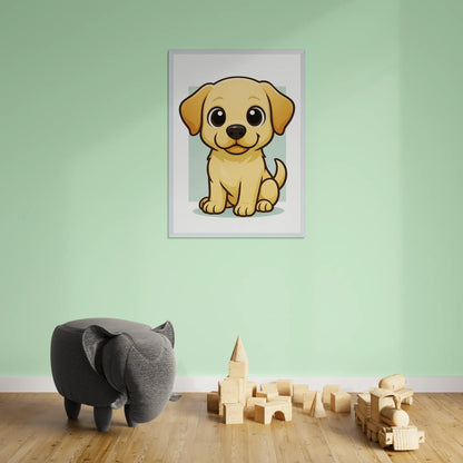 Labrador Retriever in stile Chibi