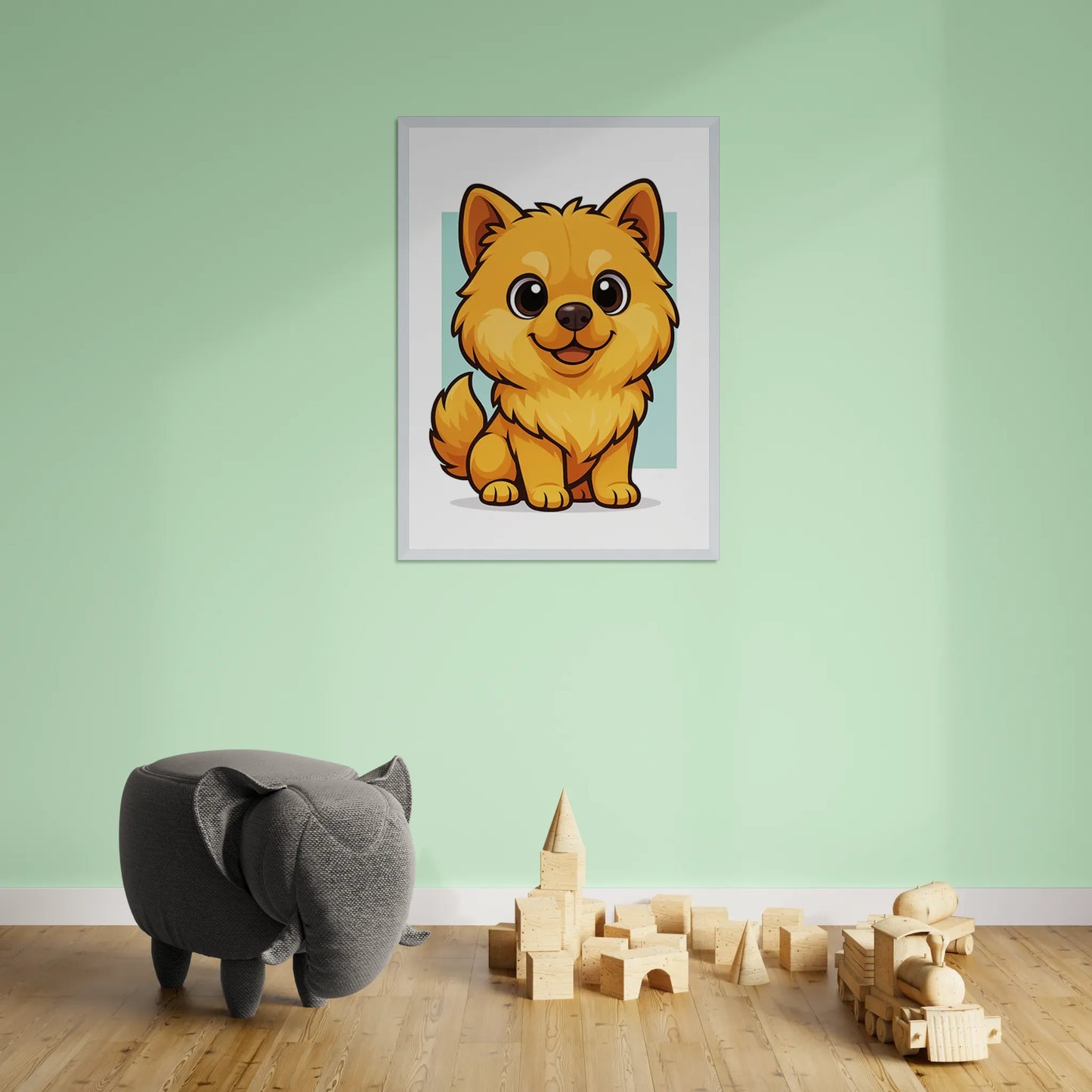 Chow Chow in stile Chibi