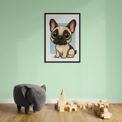 Bulldog Francese in stile Chibi