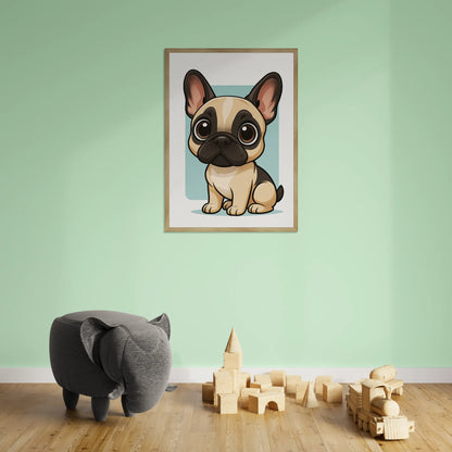 Bulldog Francese in stile Chibi