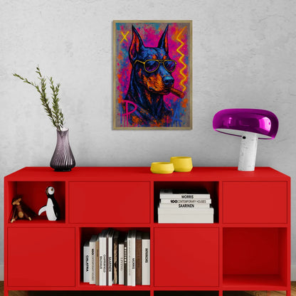 Dobermann Smoke Icon