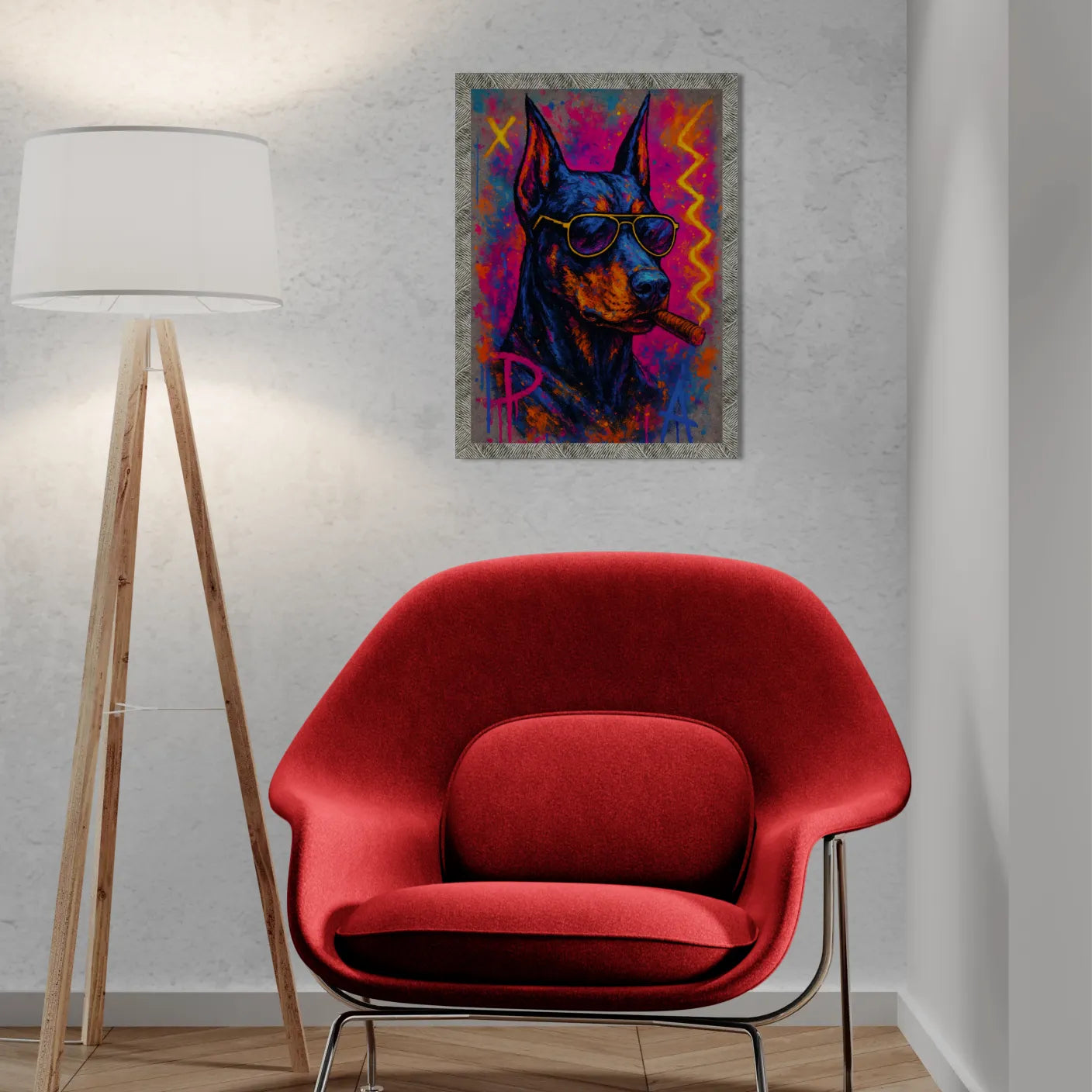 Dobermann Smoke Icon