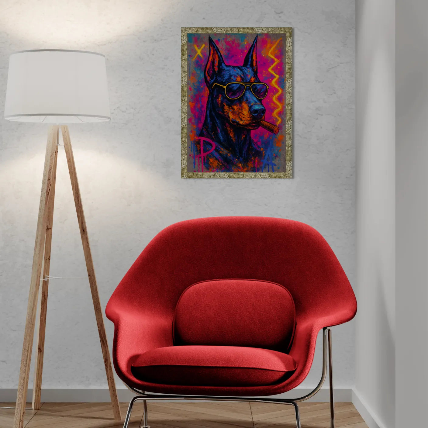 Dobermann Smoke Icon